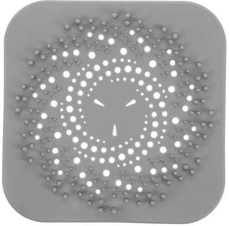 IMIKEYA Filtro per Chioma in Silicone Copripiletta per Piatto Doccia e Lavello Cucina, Retina Anti-intasamento per Scarico Bagno e Vasca, Accessorio Essenziale per Doccia e Lavabo, Facile