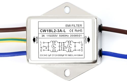 Filtro soppressori di interferenze elettromagnetiche monofase 250V per impulsi continui e intermittenti disturbi tensioni stabilizzatori Filtro