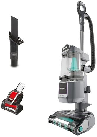 Shark Detect Corded Upright Vacuum Cleaner, Ultra-Powerful Hair Pickup, DuoClean Detect, DirectionDetect, Lift-Away, 600W, 1.2L Capacity, 8m Cord, Pet Power Brush, Crevice Tool, LA450UKT