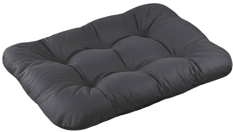 Domarex Wasserdichtes Hundebett - Weiches Hundekissen Orthopädisches Haustierbett mit Rutschfestem Boden und Waschbarem Bezug – Hergestellt in Polen (Graphit, 70x50cm)