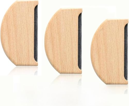 Rasoi anti sfere, 3 in 1 con spazzola e pettine integrati, per rimozione di pelucchi e fibre