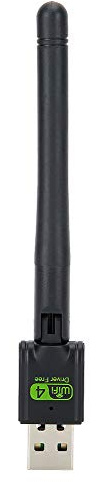 Fyearfly Adaptador inalámbrico WiFi USB 2.0, tarjeta de red de 150 Mbps, fácil configuración, no necesita controlador, conexión estable, diseño compacto