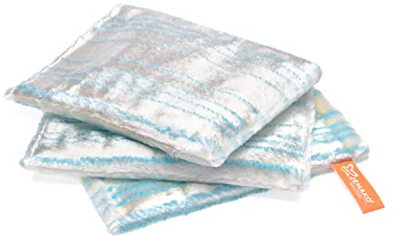 Jemako 3er Set Spültücher Visco-Line inkl. Wäschenetz (Blau)