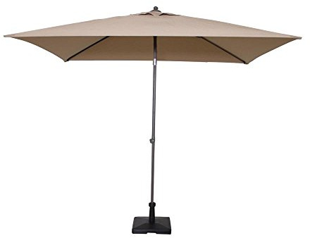 OMBRELLONE NICE TAUPE PALO CENTRALE 2 X 3 DA GIARDINO ESTERNO