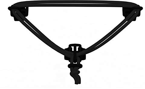 carryyygum Lenkerspannband für Fahrrad-Lenker | Mini-Gepäckträger 105cm | Gummiband, Gepäckspanner, Spanngummi, Gepäckband, Expander | schlanke Alternative zu Fahrradtasche, Fahrradkorb (schwarz)