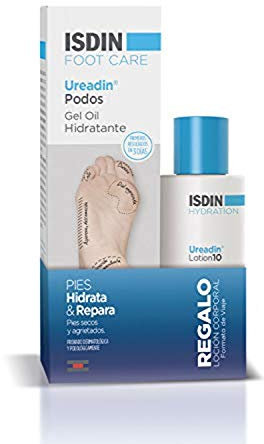 ISDIN Ureadin Podos Gel Oil Hidratante Pies Secos y Agrietados, 75ml+REGALO Loción Corporal, 100ml