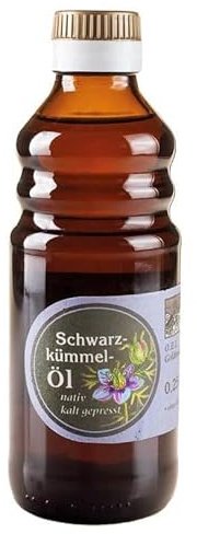 Schwarzkümmelöl (100ml) des Familienbetriebs Ölmühle Garting, ideal für warme Speisen, Brotbacken und Salate, kaltgepresst, 100% naturbelassen