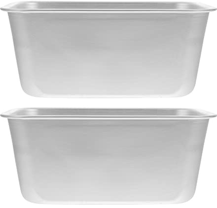 Kichvoe 2 Stück Backform Für Toastbrot Aluminium Kastenform Klein Antihaft Kuchenform Brotbackform Für Zuhause 16.30X9.80X7.00Cm