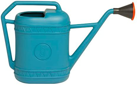 Mondo Viro Annaffiatoio in PVC resistente ed ergonomica in varie misure innaffiatoio per il giardino o per casa (9 Litri Azzurro)