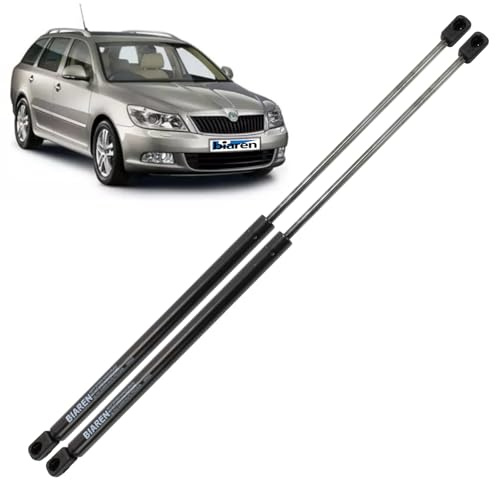 BIAREN Lot de 2 vérins à gaz pour hayon arrière pour Skoda Octavia Mk2 Combi Estate 1Z5 2004-2013 Système de levage 480 (N) 492 mm 1Z9827550