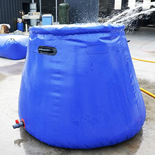 Wassersack Wasserbehälter Wasser Kanister Beutel, Tragbares Wasserfass Für Gartenarbeit, Pflanzen Und Pferde Im Freien, Faltbarer Wassertank Mit Wasserhahn Und Griff Zur Langfristigen Wasserspeicherun