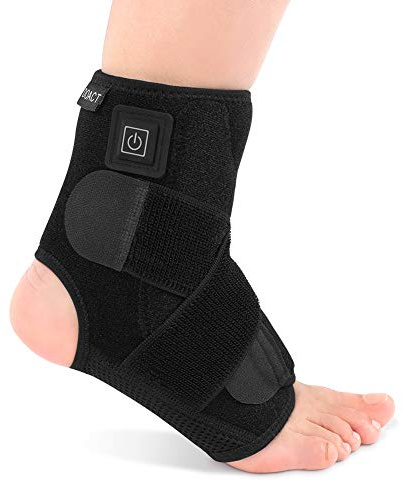 Knöchel-Heizkissen, Knöchelwärmer-Bandage, Beheizte Fuß-Knöchel-Unterstützung Mit 3 Heizeinstellungen 60 Bis 65 ℃ Für Männer Und Frauen