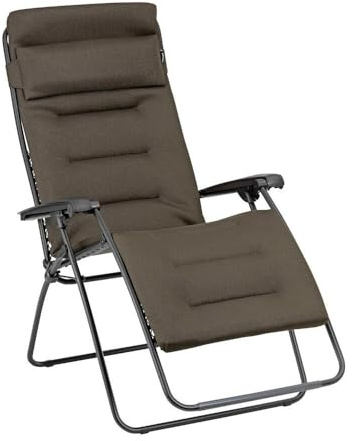 Lafuma MOBILIER - Gepolsterter Relaxsessel Zero Gravity RSX Clip XL - Klappbarer Liegestuhl für Garten und Innenbereich - Strapazierfähiges AirComfort®-Gewebe - Mehrpositionenliege XL, Komfortabel