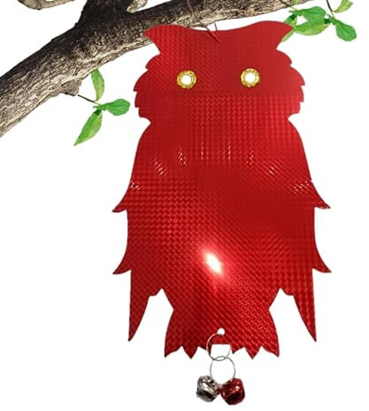 Eulen-Lockvögel zum Abschrecken von Vögeln – reflektierender Eulen