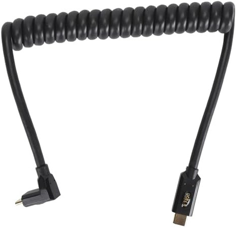Supporti per la Lunghezza del Cavo Coassiale del Cavo USB a Spirale Retrattile di Tipo C a C per Laptop Notebook USB 4.0, Cavi USB