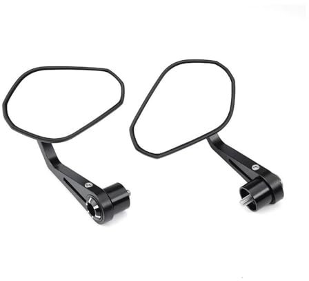 DZNEFYUP Lenker-Rückspiegel Motorrad Lenkerspiegel Für Z750 Z800 Z900 Z1000 Seitenspiegel Lenkerendenspiegel Rückspiegel Set