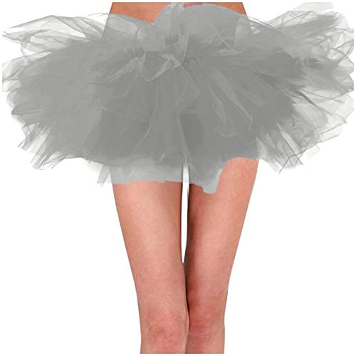 GFPGNDFHG Damen Tüllrock Tutu Ballkleid 50er Rockabilly Tütü Kostüm Kostüme Orange Karneval Sexy Bauchtanz Hüfttuch