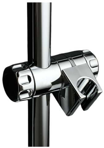 Verstellbarer Duschkopfhalter, 20–25 mm Außendurchmesser, Gleitstange, Klemmschiene, Kopfhalter, Ersatz, 360° drehbarer Kopfhalter