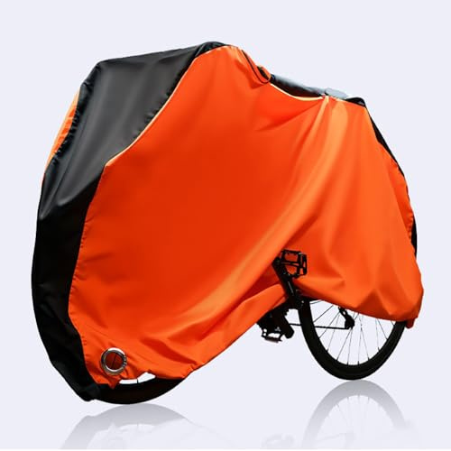 LNZKX Copribici da Esterno per BMC Fourstroke, Resistente a Pioggia Sole Vento Multiple Taglie Copribici per Mountain Bike,OrangeBlack-XL(200 * 70 * 110cm)