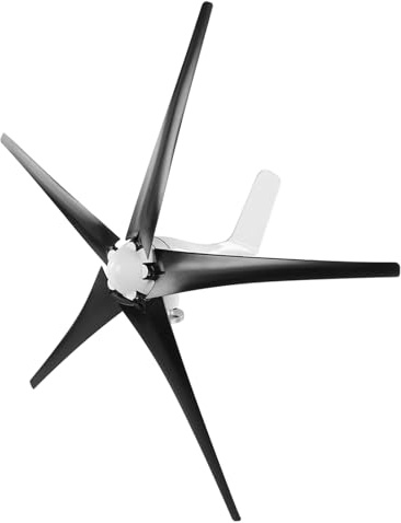 TIKATARER Generador de Molinos de Viento, Turbinas Eólicas de 800W, 5 Cuchillas Generador de Molinos de Viento para Barcos, Terrazas y Cabañas (24V)
