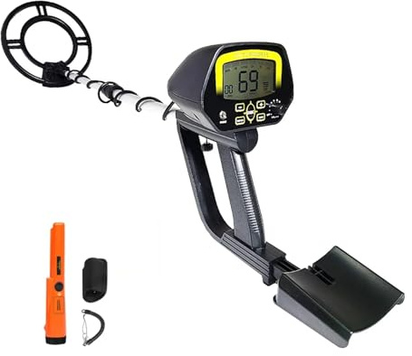 Metal Detector Professionale Sotterraneo Pinpointer Rilevatori D'oro Alta Sensibilità Cacciatore Di Tesori Gioielli Tesoro Localizzazione Rilevatore(With GP-point)
