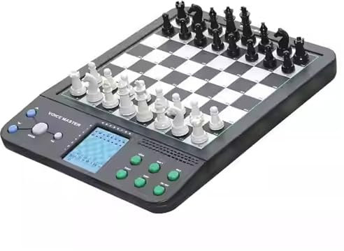Gioco di scacchi elettronico intelligente, gioco di scacchi elettronico interattivo, con schermo LCD, gioco per computer a giocatore singolo, funzionamento semplice, per bambini e adulti che imparano