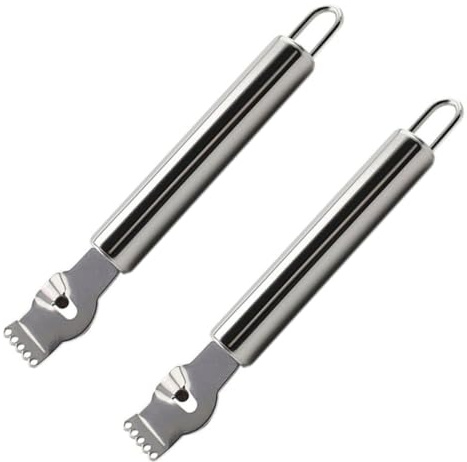 GALPADA 2 Piezas Rallador Manual De Acero Inoxidable Para Frutas y Verduras Para Pelar Naranjas y Cítricos Cocina