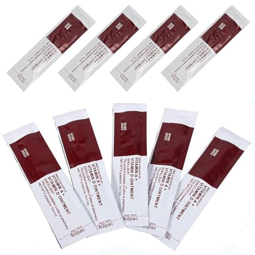 TONBAO Tattoo Repair & Aftercare Lot de 100 crèmes de cicatrisation avec vitamine A+D pour apaiser et hydrater instantanément les tatouages, idéal pour le microblading, les déplacements et les peaux