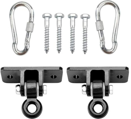 Cintres Pour Balançoire – 2 Pièces Accessoires D'installation De Siège De Yoga | Support De Plafond Robuste, Matériel De Balançoire Sécurisé, Supports De Suspension Universels, Kit De Suspension Pour