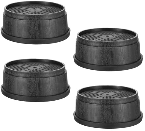 LCFVOFU 4 rialzi regolabili per mobili, resistenti alzate per letto, divano, 2,5 cm, 5,1 cm, 7,6 cm, impilabili per sedie e tavoli e vari tipi di mobili