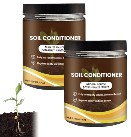 Soil Activator, Professional Bone Meal Fertilizer Increases Germination and Root Growth, Organic Soil Activator & Plant Fertilizer for grass, Raised Garden Beds, Potting Mix (2PC)