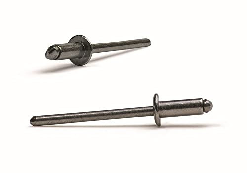 Bralo - Remache inoxidable a2 cabeza alomada diámetro 6,4x12mm