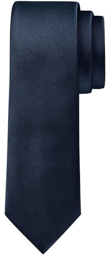 BomGuard Herren Krawatte 6cm, dunkelblau matt