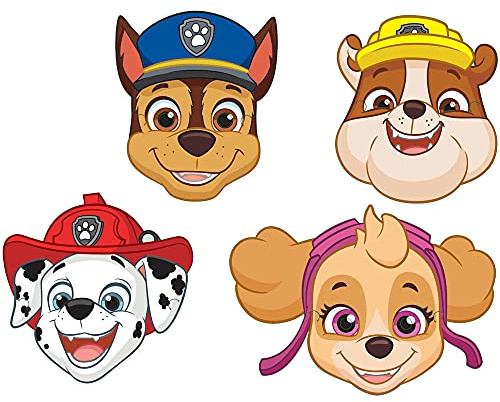 Child Paw Patrol Paper Masks