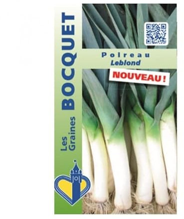 Sachet de graines de Poireau LEBLOND - 1 g - LES GRAINES BOCQUET