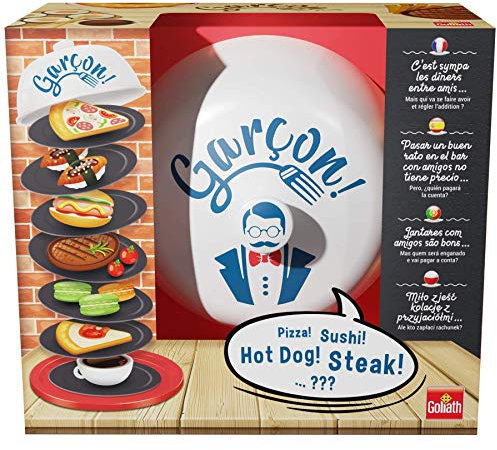 Goliath - Boys - Party Game For ages 12 and up - Board and memory game - Beware otherwise you pay the bill - Game with storage bell - 2 to 5 players - 20 min