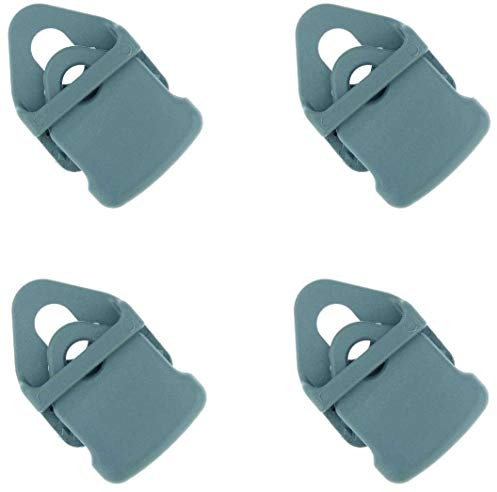 SPFIX BO-Camp/Isabella Set 4 Clips für Fußmatten Vorzeltteppiche Campingteppich Zeltboden Zeltplane Spanner