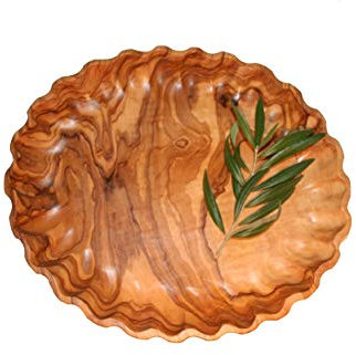 Prosudweb Plat à Tarte ou à gâteau en Bois d'olivier