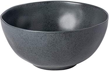 Costa Nova, Livia collection, Vaisselle en grès, Saladier , noir mat, 26 cm