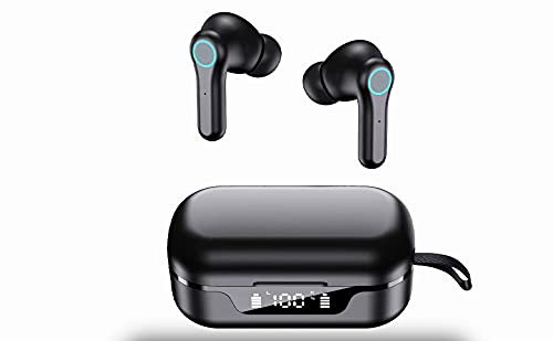 Azpen NVEE Pro verbesserte True Wireless Ohrhörer mit verbesserter Klangqualität und tieferem Bass, IPX5 schweiß- und wasserabweisend und aktive Geräuschunterdrückung für bessere Anruf- und