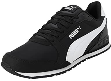 PUMA Unisex ST Runner v3 NL Sneaker, Puma Black-Puma White, 44 EU