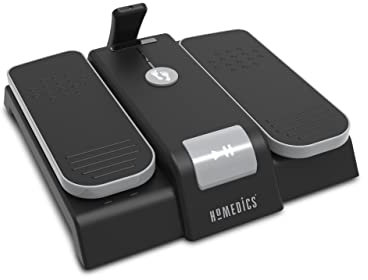 HoMedics Leg Trainer Beintrainer, Fördert die Durchblutung und Entspannung, Sanfte Mobilisierung und Gelenkbewegung mit Fernbedienung (Schwarz)