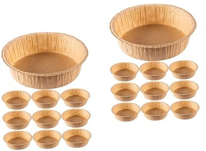 BESTonZON 20stücke Papierbackformen Für Kuchen Wiederverwendbar Kuchenformen Hitzebeständig Und Leicht Für Einfache Und Praktische Backerlebnisse Für Anfänger Und Platzsparend