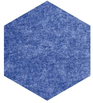 Panneaux Acoustiques Rembourrage Insonorisé, Carreaux De Panneau De Feutre Hexagonal DIY Panneaux D'affichage Muraux Auto-adhésifs pour Notes, Images, Mémo, 10 Pièces(Size:17.5 * 30 * 34.5CM,Color:#
