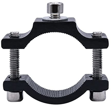 Domasvmd M6 Lenker-Schraubenklemme für Fahrrad, LED-Frontlicht-Halterung, Clip für Scheinwerfer, Zubehör für 18–23 mm Durchmesser, Fahrrad-Taschenlampe, LED-Frontlicht-Halter-Clip