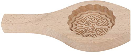 Stampo MoonCake, Stampo per Torta Lunare in Legno Facile da Pulire, per Torte, Biscotti, Sapone Al Cioccolato, Caramelle, Muffin (Pesce al chiaro di luna n. 2)