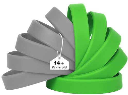 LVNRIDS 50 Stück Silikon Armbänder Männer Frauen Sport Gummi elastische Silikonarmband Bulk Geschenke für Lehrer liefert Party
