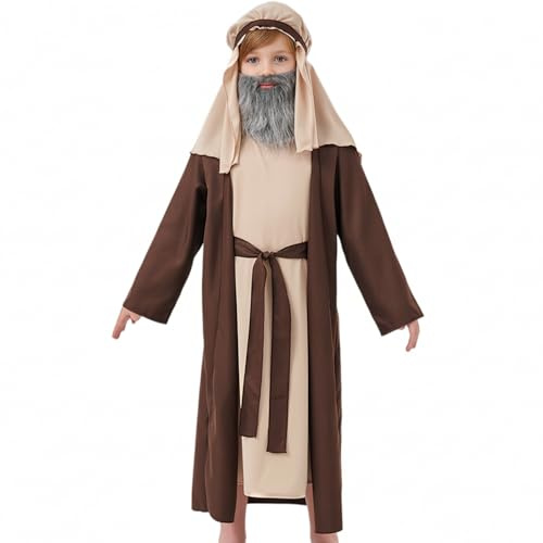 Arabisk Dräkt för Partyn och Utklädning - Arabisk Scenklädsel För Uppträdanden Och Föreställningar,Cosplaykläder för Äldre Karaktärer | Lämplig För Tonåringsmän Till Fest Uppträdande Scen