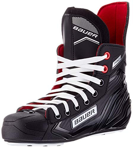 Bauer Herren Xpro Skate Sr. Feldhockeyschuhe, Schwarz (Schwarz-Weiss-Rot-SI 900), 47 EU