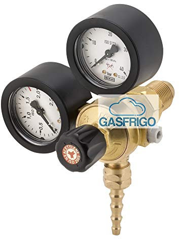 GASFRIGO® - RIDUTTORE DI PRESSIONE MINI ACETILENE A 2 MANOMETRI SALDATURA CANNELLO